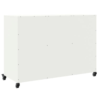Aparador 100,5x39x72 cm aço branco