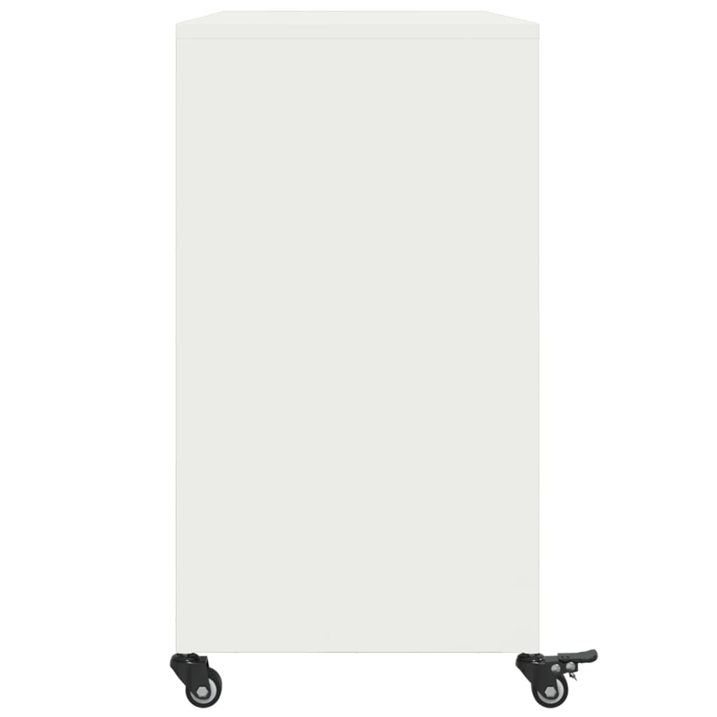 Aparador 100,5x39x72 cm aço branco