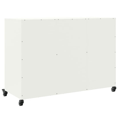 Aparador 100,5x39x72 cm aço branco