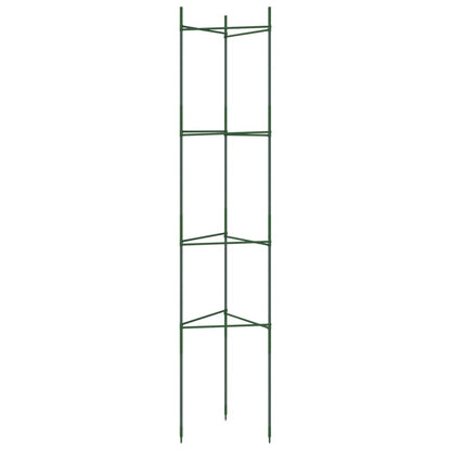 Suportes para tomateiros 4 pcs 154 cm aço e PP