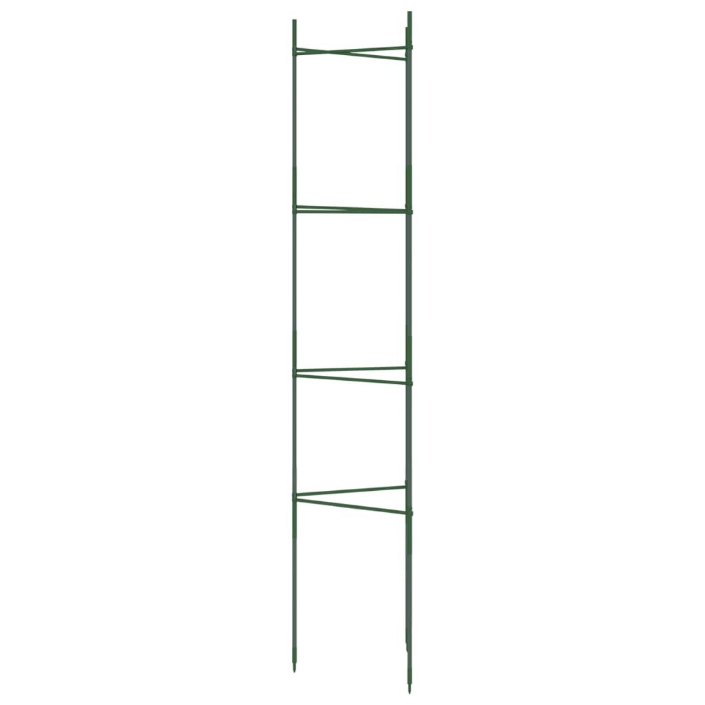 Suportes para tomateiros 6 pcs 154 cm aço e PP