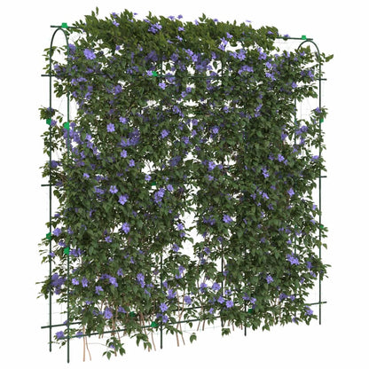 Treliças jardim p/ plantas trepadeiras 2 pcs estrutura em U aço