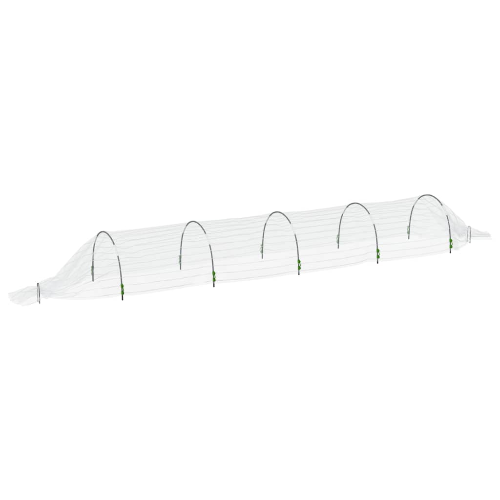 Túneis de rede 4 pcs 1,5x5 m fibra de vidro e PP