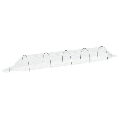 Túneis de rede 4 pcs 1,5x5 m fibra de vidro e PP