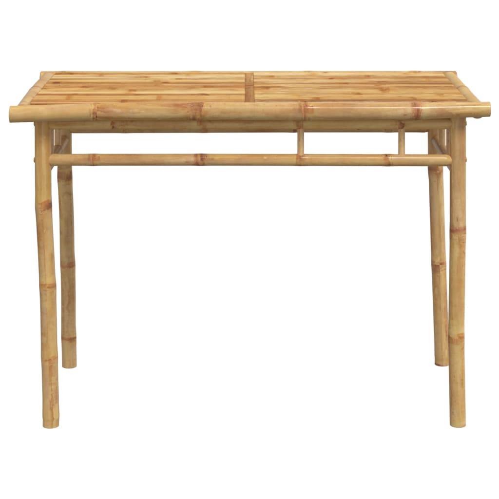 Mesa de jantar para jardim 110x55x75 cm bambu