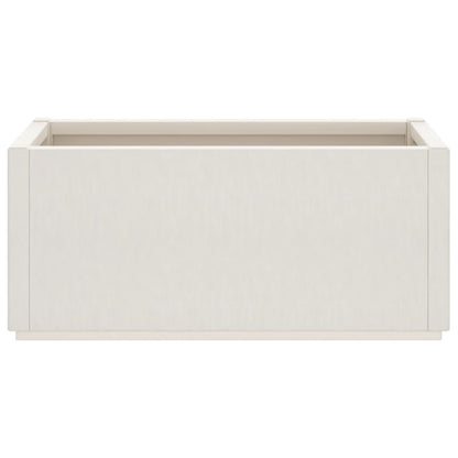 Vaso/floreira 80x36x35 cm PP branco