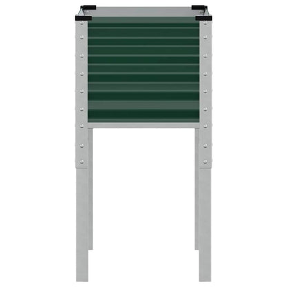 Vaso de jardim verde 45x45x88 cm Aço