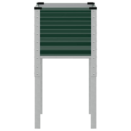 Vaso de jardim verde 45x45x88 cm Aço