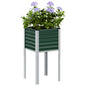 Vaso de jardim verde 45x45x88 cm Aço