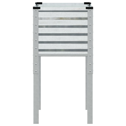 Vaso de jardim 45x45x88 cm Aço galvanizado