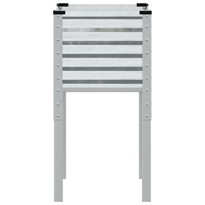 Vaso de jardim 45x45x88 cm Aço galvanizado
