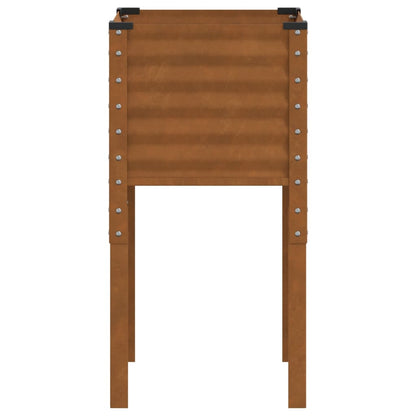 Vaso de jardim 45x45x88 cm Aço resistente às intempéries