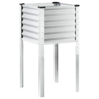 Vaso de jardim 45x45x88 cm Aço resistente às intempéries