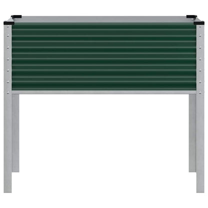 Vaso de jardim verde 100x45x90 cm Aço
