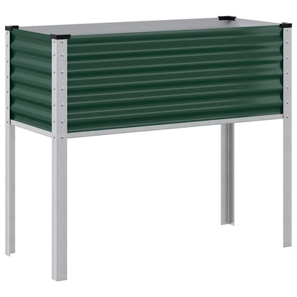 Vaso de jardim verde 100x45x90 cm Aço
