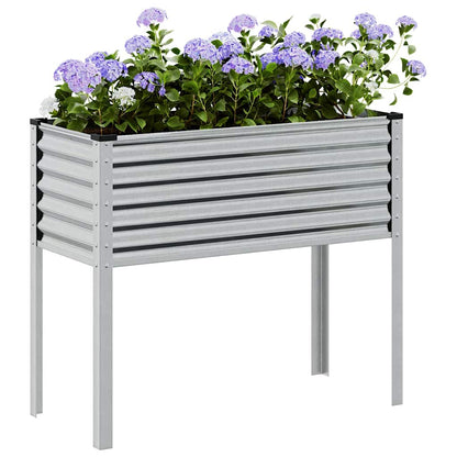 Vaso de jardim 100x45x90 cm Aço galvanizado