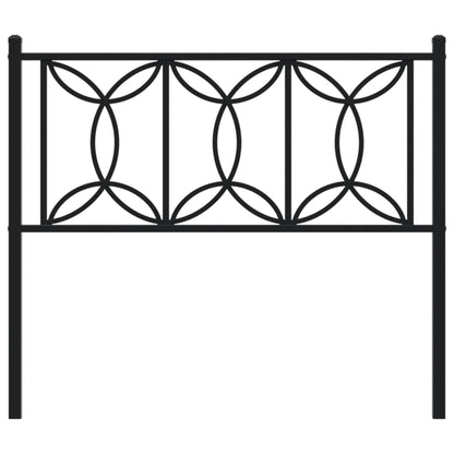 Cabeceira de cama 107 cm metal preto