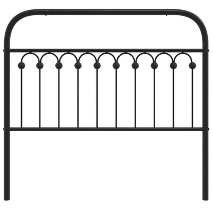Cabeceira de cama 107 cm metal preto