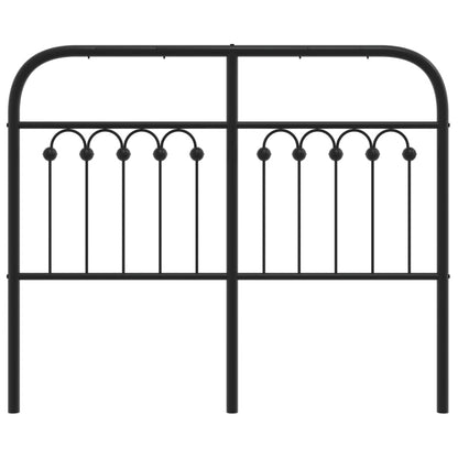 Cabeceira de cama 120 cm metal preto