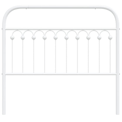 Cabeceira de cama 107 cm metal branco
