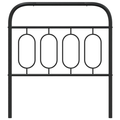 Cabeceira de cama 90 cm metal preto
