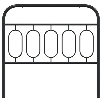 Cabeceira de cama 107 cm metal preto