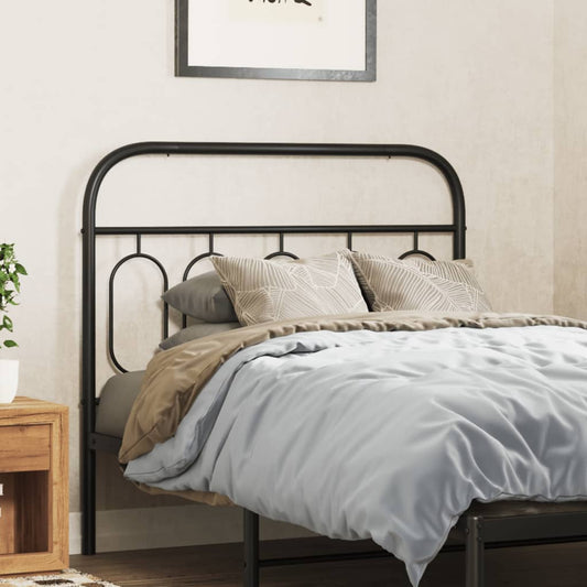 Cabeceira de cama 107 cm metal preto