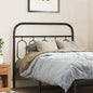 Cabeceira de cama 107 cm metal preto