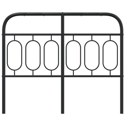 Cabeceira de cama 120 cm metal preto