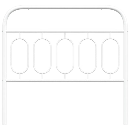 Cabeceira de cama 107 cm metal branco