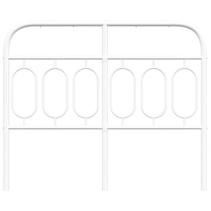 Cabeceira de cama 120 cm metal branco