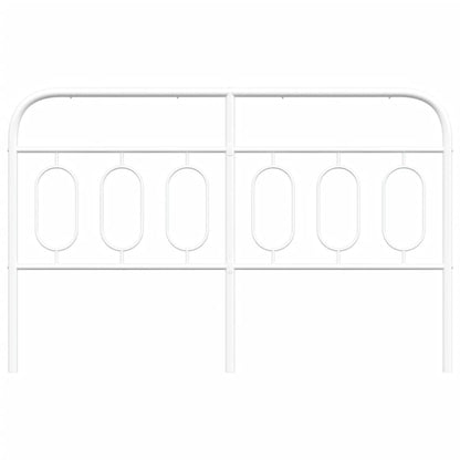 Cabeceira de cama 150 cm metal branco