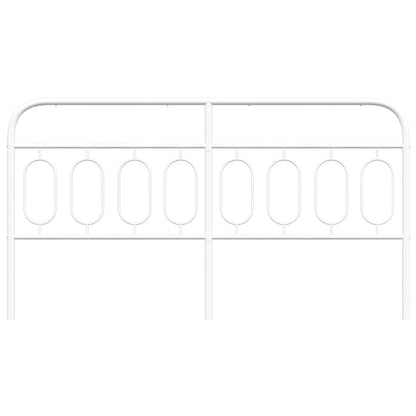 Cabeceira de cama 183 cm metal branco