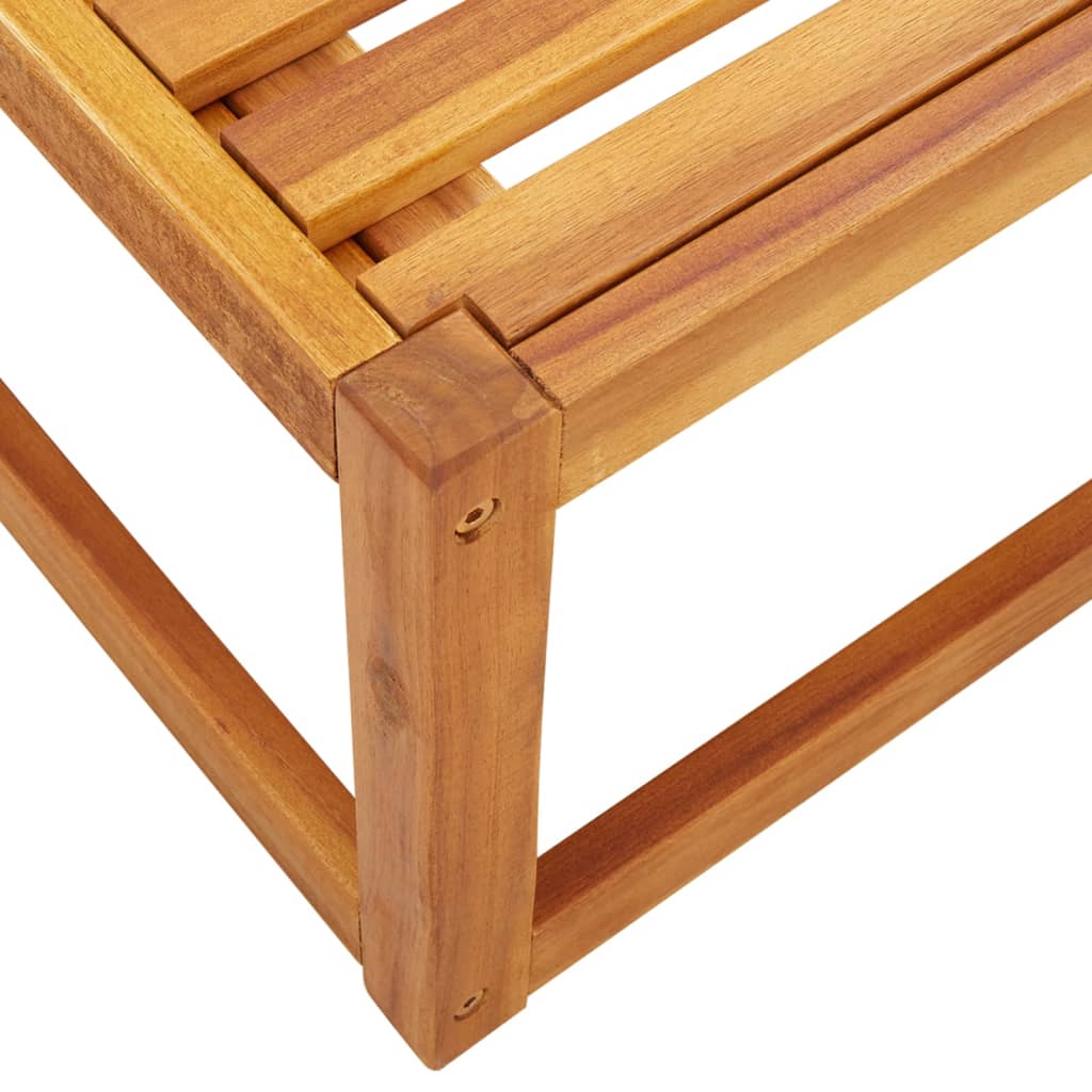 Conjunto de sofás de jardim vidaXL de 3 peças com almofadas de madeira de acácia e vime