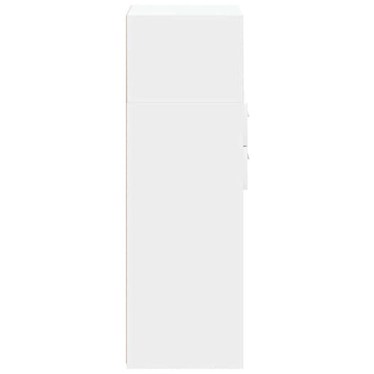 Armário alto 30x42,5x124 cm derivados de madeira branco