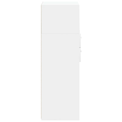 Armário alto 40x42,5x124 cm derivados de madeira branco