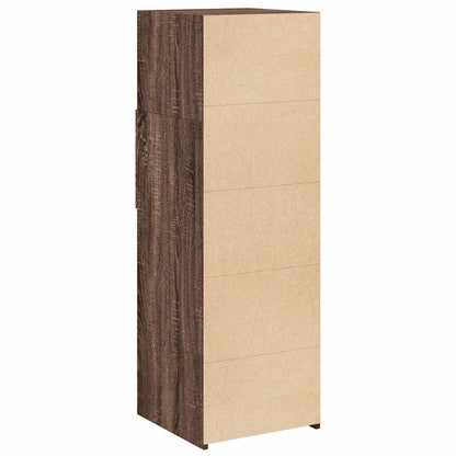 Armário alto 40x42,5x124 cm deriv. de madeira carvalho castanho