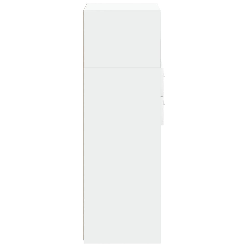 Armário alto 45x42,5x124 cm derivados de madeira branco