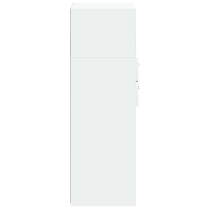 Armário alto 50x42,5x124 cm derivados de madeira branco