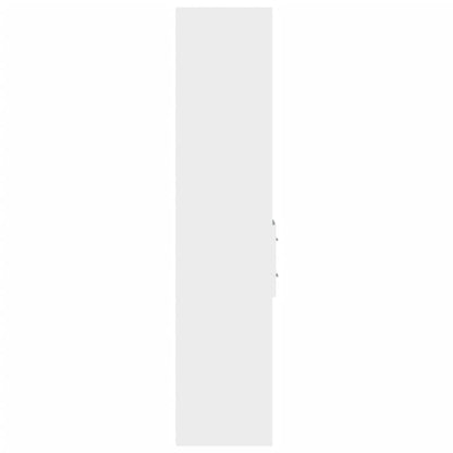 Armário alto 30x42,5x185 cm derivados de madeira branco