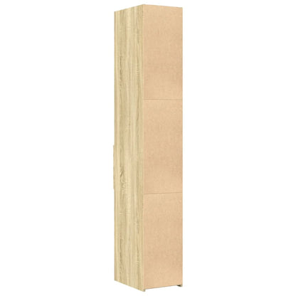 Armário alto 30x42,5x185cm derivados de madeira carvalho sonoma