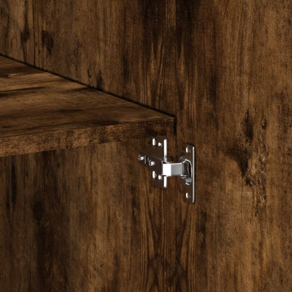 Armário alto 80x42,5x249cm derivados de madeira carvalho fumado