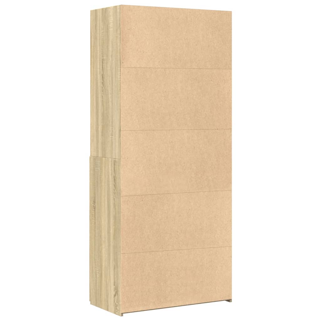 Armário alto 80x42,5x185 cm deriv. de madeira carvalho sonoma