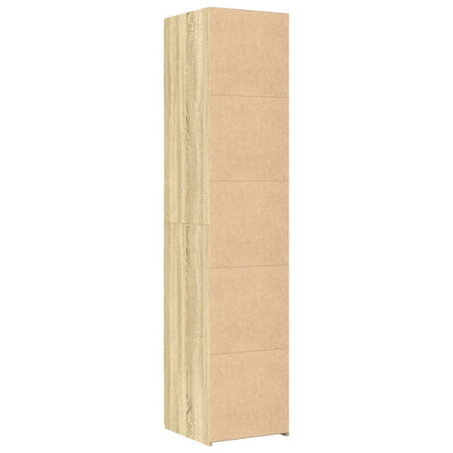 Armário alto 40x42,5x185cm derivados de madeira carvalho sonoma