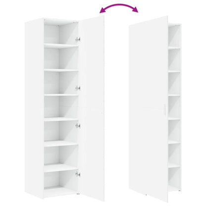 Armário alto 45x42,5x185 cm derivados de madeira branco