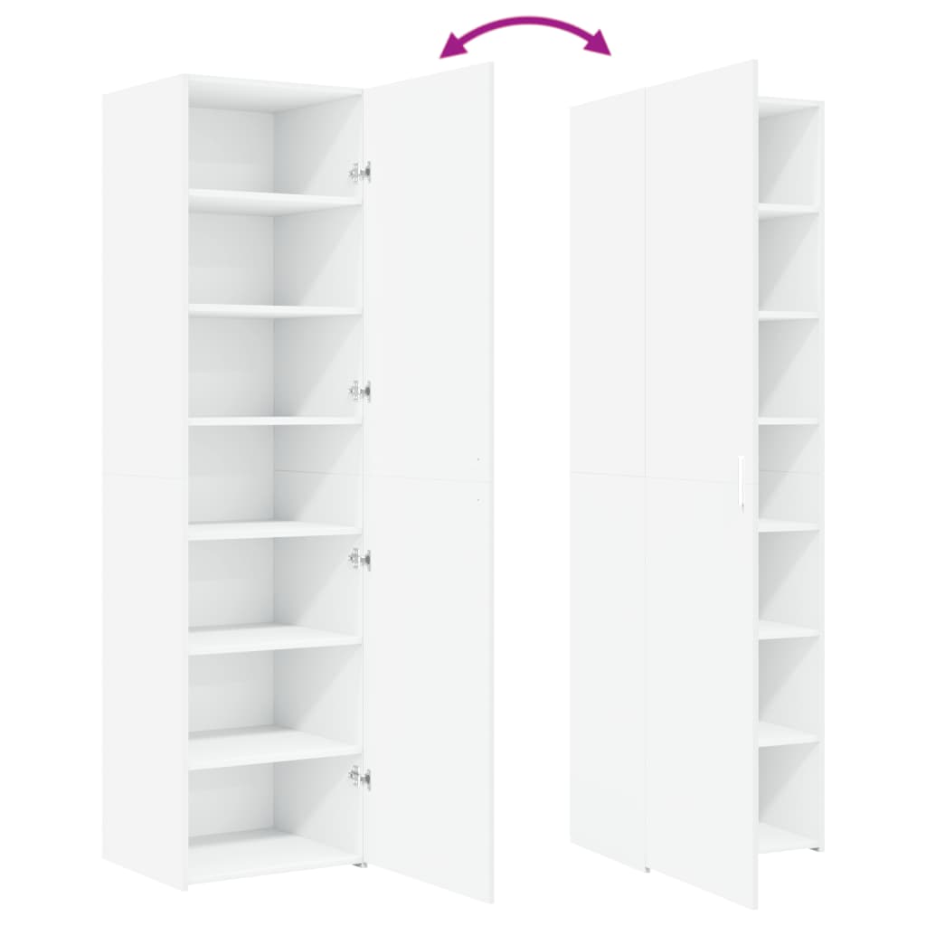 Armário alto 50x42,5x185 cm derivados de madeira branco