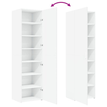 Armário alto 50x42,5x185 cm derivados de madeira branco