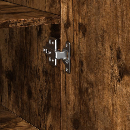 Armário alto 50x42,5x185cm derivados de madeira carvalho fumado