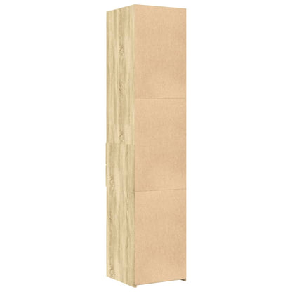 Armário alto 40x42,5x185cm derivados de madeira carvalho sonoma