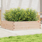 Vaso/floreira de jardim 90x90x23 cm madeira de pinho maciça